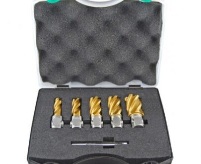 HOLEMAKER 6 PIECE 50MM DEPTH METRIC GOLD SERIES ANNULAR CUTTER SET - ATSET-C