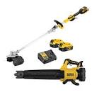 DEWALT DCZ241P2-XE 18V XR 2PC Outdoor Power Kit with 2x 5Ah Batteries. - Ask for A Quote. & Charger