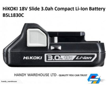 HIKOKI BSL1830C 18 VOLT 3 AH COMPACT BATTERY FOR ALL SLIDE TYPE TOOLS - ASK FOR A QUOTE